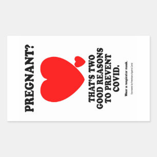 Pregnant? Rectangular Sticker