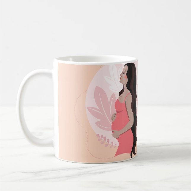 pregnant woman mug (Left)