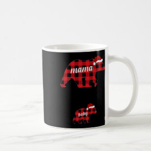 Pregnant Women Mama Bear Pregnancy Christmas Pajam Coffee Mug