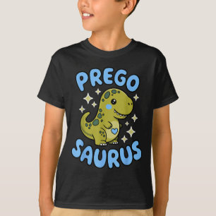 Pregosaurus Cute Retro Mommy Dinosaur Pregnancy An T-Shirt