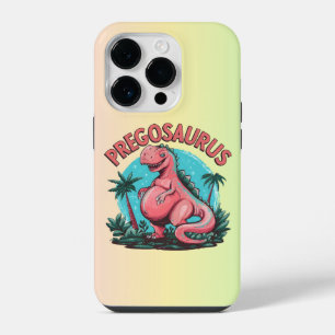 Pregosaurus Funny Pregnancy Announcement Dino Mum iPhone 14 Pro Case