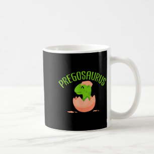 Pregosaurus Preggo Saurus Pregnant Women Dino Love Coffee Mug