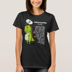 Pregosaurus T-Rex Dinosaur Mum Pregnancy Mother T-Shirt