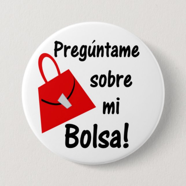 Preguntame Sobre Mi Bolsa 7.5 Cm Round Badge (Front)