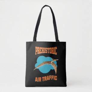 Prehistoric Air Traffic Pterodactyl Pilot Humour Tote Bag