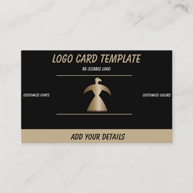 Prehistoric Animals Phoenix Bird Business Card (Front)