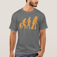 Prehistoric Ape to Monkey to Man to Robot Evolutio