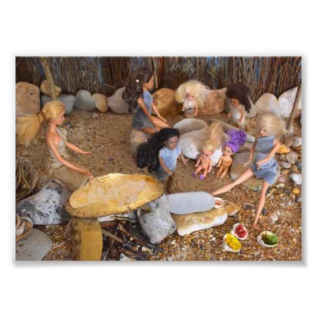 Prehistoric Art School. Photo Print (Front)