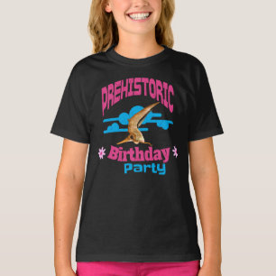 Prehistoric Birthday Party Funny Pterodactyl T-Shirt
