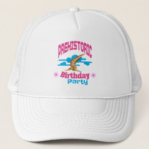 Prehistoric Birthday Party Pterodactyl Dino Trucker Hat