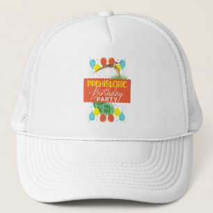 Prehistoric Birthday Party Pterodactyl Dino Trucker Hat