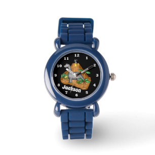 Prehistoric dinosaur add name watch