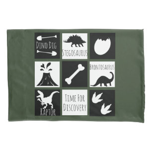 Prehistoric Dinosaur Dig Pillowcase