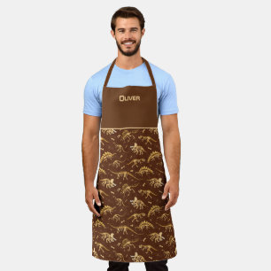 Prehistoric Dinosaur Fossils  Apron