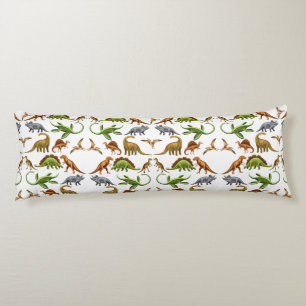 Prehistoric Dinosaur Paleo Lovers Body Pillow