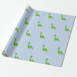 Prehistoric Dinosaur Pattern Wrapping Paper