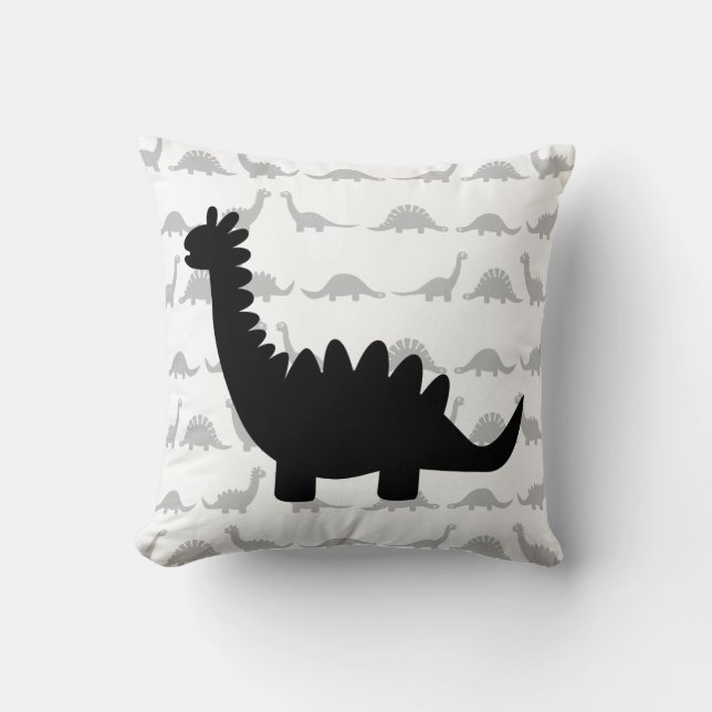Prehistoric Dinosaur Pillow (Front)