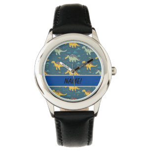 Prehistoric dinosaur t rex pattern watch