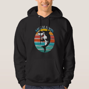 Prehistoric Killer Shark Megalodon Cute Megalodon Hoodie