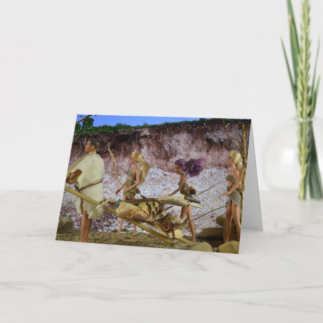 Prehistoric Living. Card (Front)