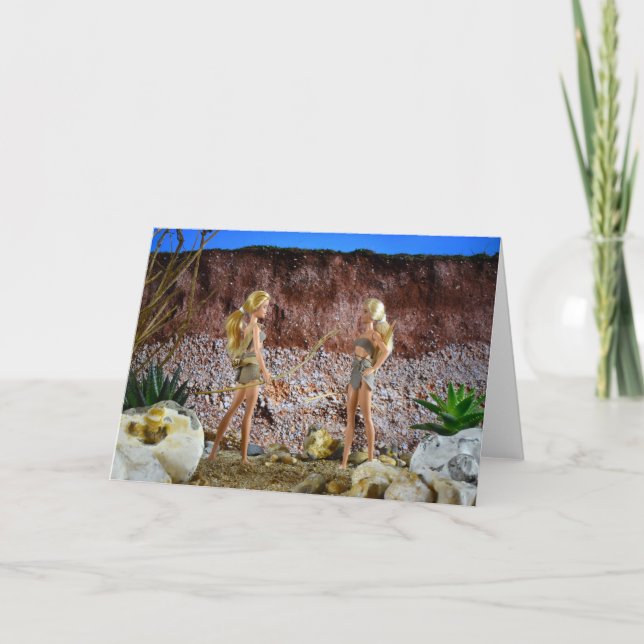 Prehistoric Living. Card (Front)