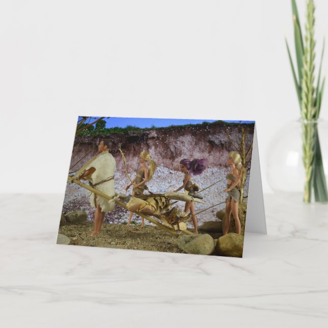 Prehistoric Living. Card (Front)