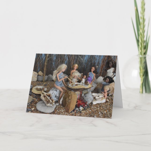 Prehistoric Living. Card (Front)