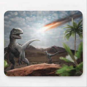 Prehistoric Meteor Strike Mouse Mat
