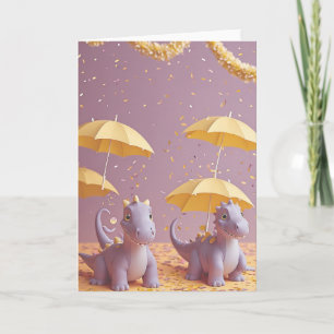 Prehistoric Party Pals Card