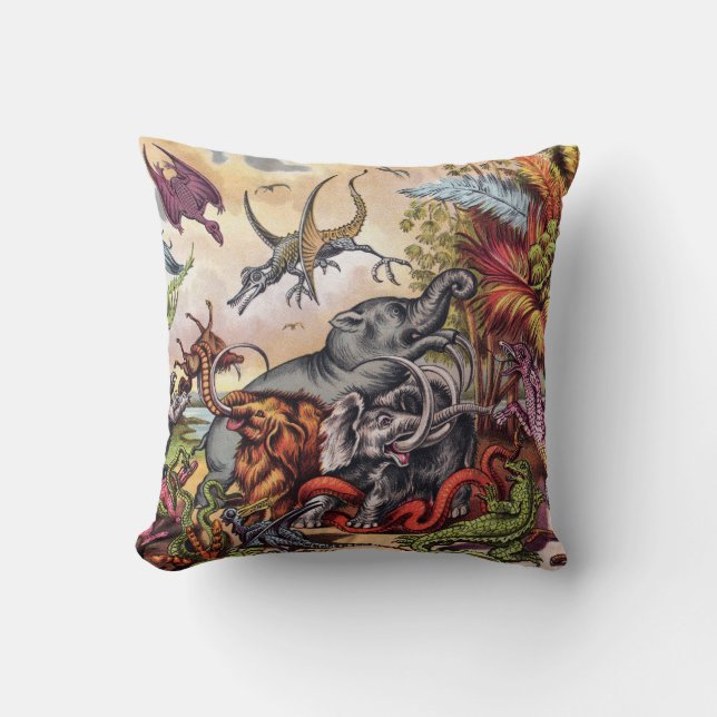 Prehistoric Playground Cushion (Front)