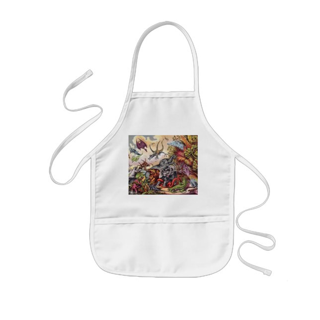 Prehistoric Playground Kids Apron (Front)