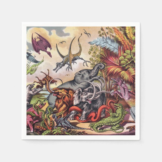 Prehistoric Playground Napkin (Front)