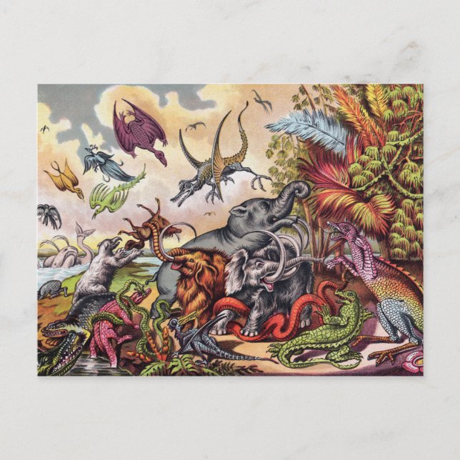 Prehistoric Playground Postcard (Front)