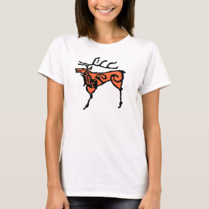 Prehistoric rock art deer T-Shirt