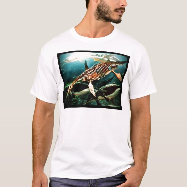 Prehistoric Underwater Sea Creature - Loch ness T-Shirt (Front)