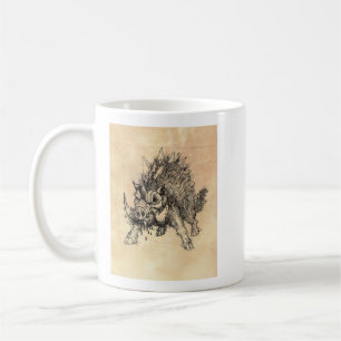 Prehistoric Zendula Boar Coffee Mug