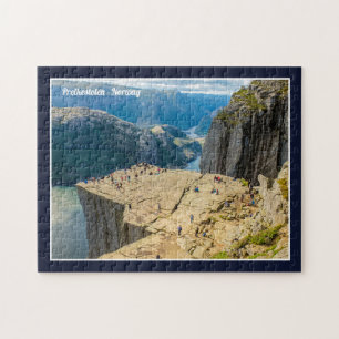 Preikestolen Norway Pulpit Rock Panorama Jigsaw Puzzle
