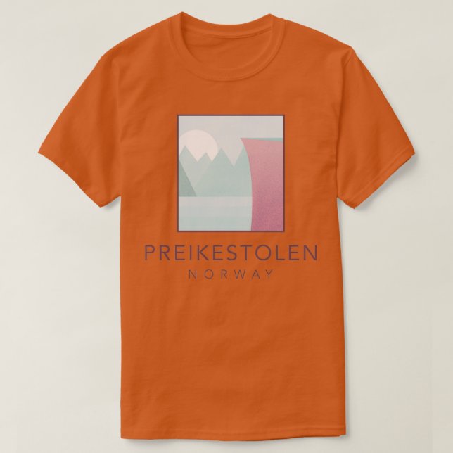 Preikestolen Norway T-Shirt (Design Front)