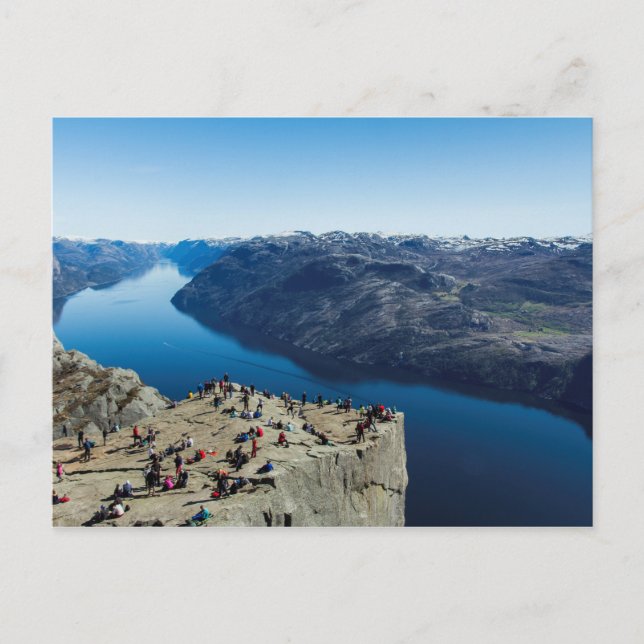 Preikestolen (Pulpit Rock) Norway Postcard (Front)
