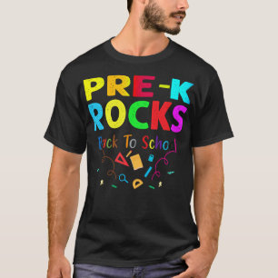 Prek Rocks s Cool Teachers Gift Back To School T-Shirt