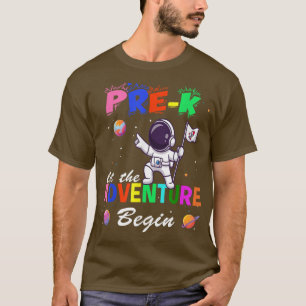 PreK Teacher Adventure Begin First Day Preschool T T-Shirt