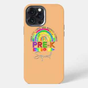 Prek Teacher Tie Dye Rainbow First Day of iPhone 13 Pro Max Case