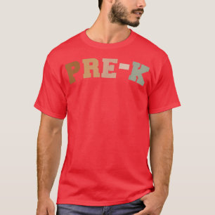Prek Team Teacher Retro Back to School Teach  T-Shirt