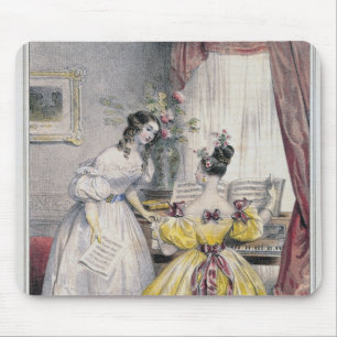 Prelude, from 'Journal des Femmes', 1830-48 Mouse Mat