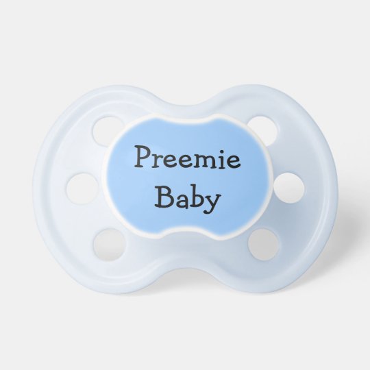 Premature Baby Boy Dummy Zazzle.co.uk