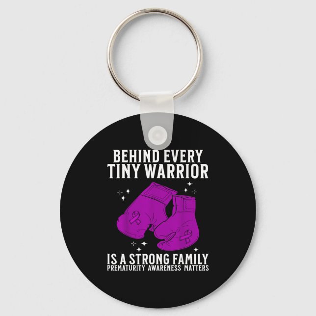 Prematurity Awareness For Nicu Parents Nicu Awaren Key Ring (Front)