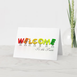 Premiere Series - Welcome To The Team Card
