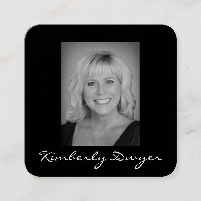 Premium 2.5  X 2.5 Photo BUSINESS CARD (Front)