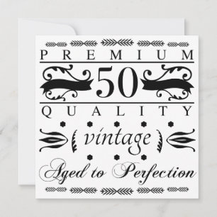 Premium 50th Birthday Card