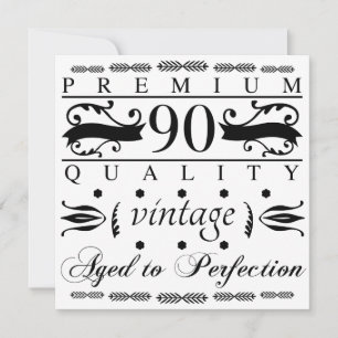 Premium 90th Birthday Card